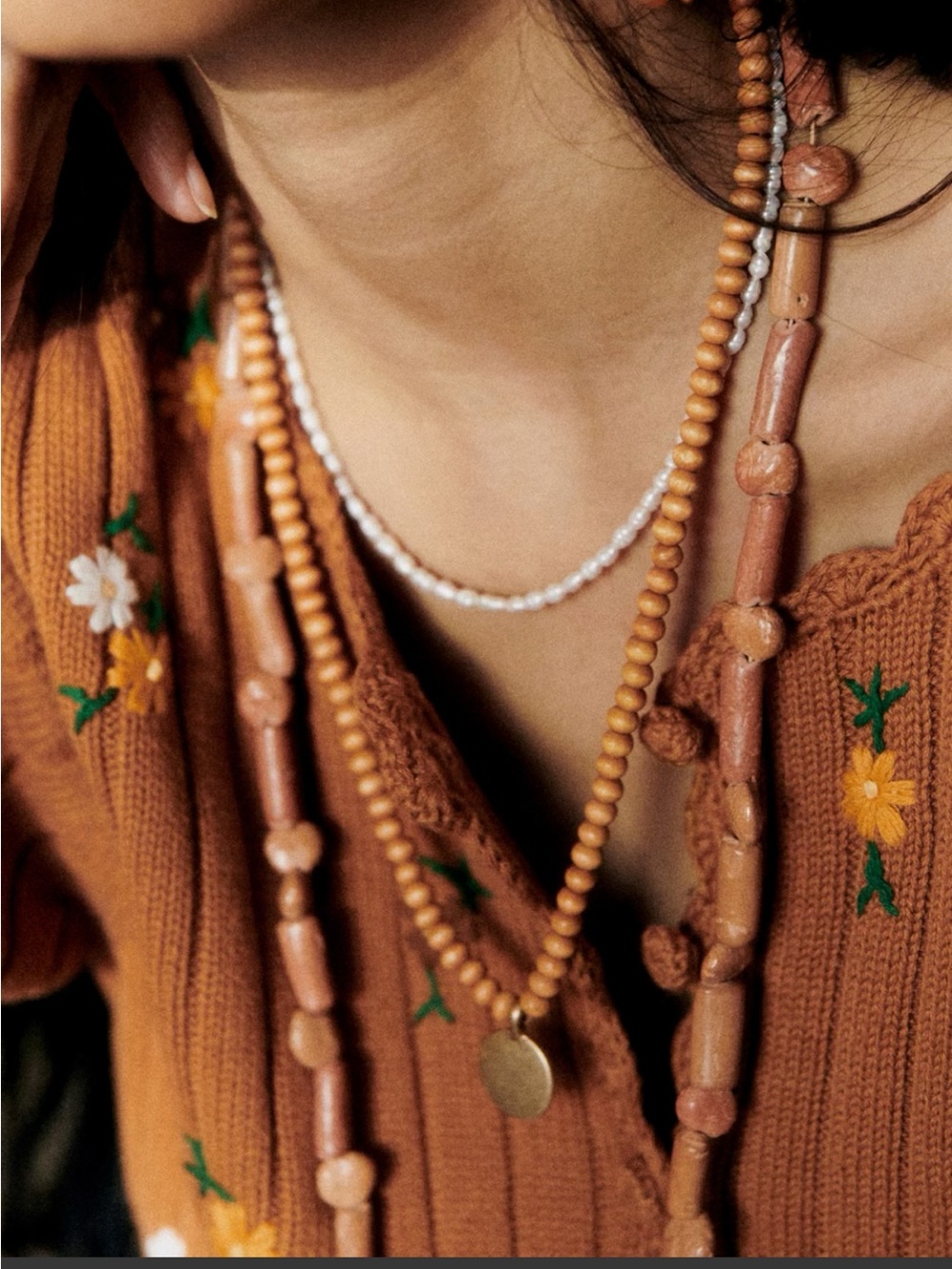 Sezane Ilane Cardigan Camel - Size S - Picture 14 of 14